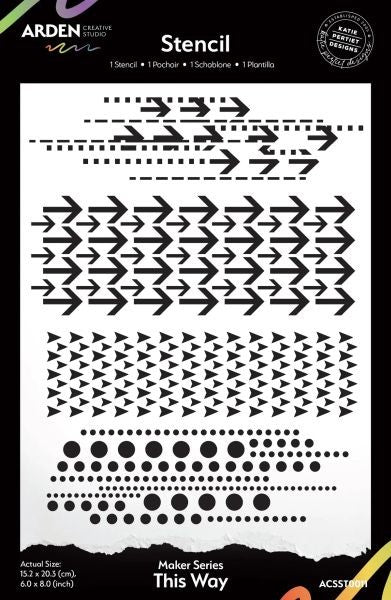 Makers Series - Stencil - This Way