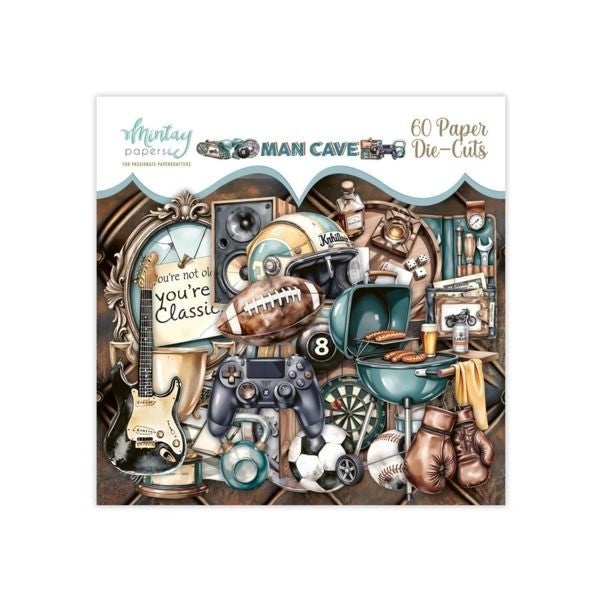 Man Cave - Die Cut Ephemera