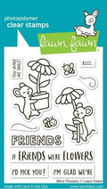 Mice Flowers - Clear Stamps