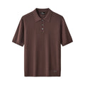 Milano Texture Knit Polo BROWN