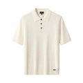 Milano Texture Knit Polo IVORY