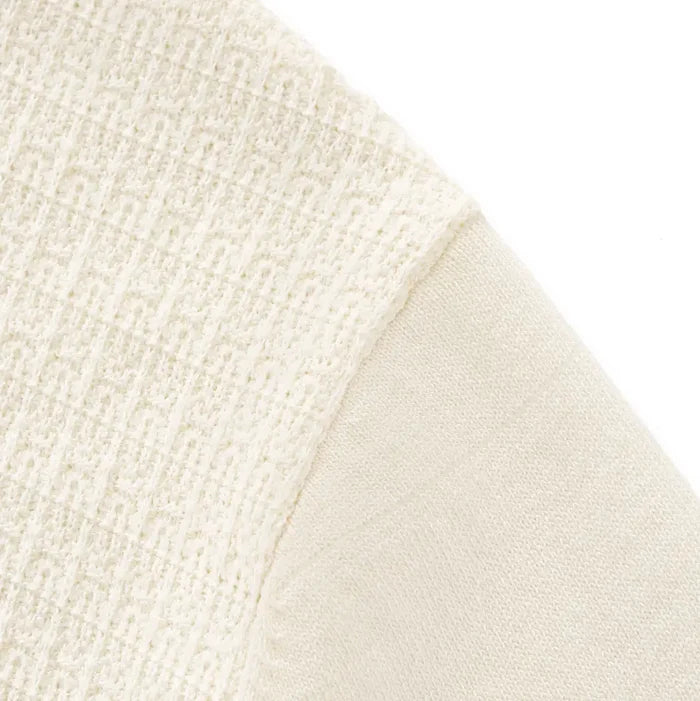 Milano Texture Knit Polo IVORY