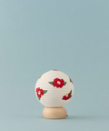 Mini Yame Lantern - Camellia - , Japanese Chochin, traditional japanese paper lantern