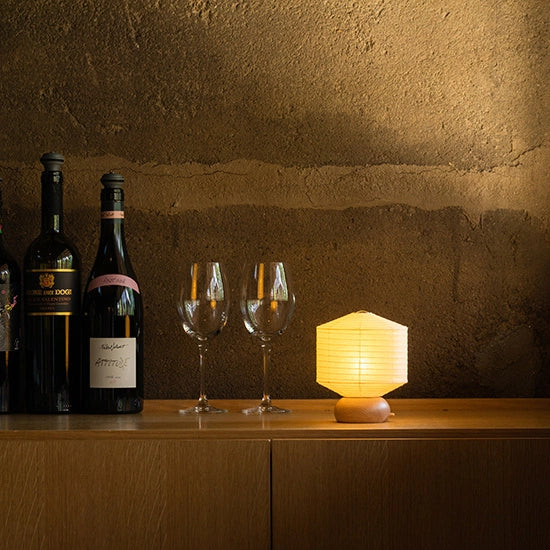 Mini Yame Lantern - Square - , Japanese Chochin, traditional japanese paper lantern