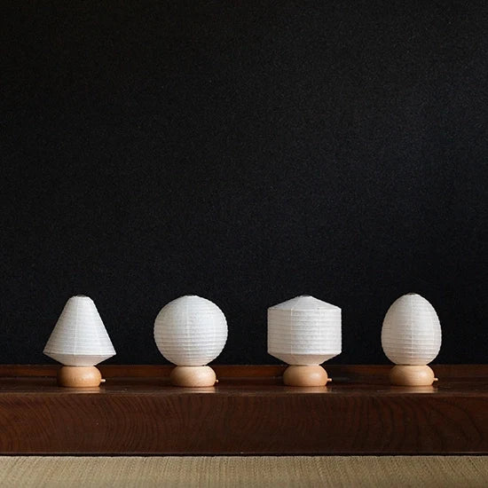 Mini Yame Lantern - Triangle - , Japanese Chochin, traditional japanese paper lantern