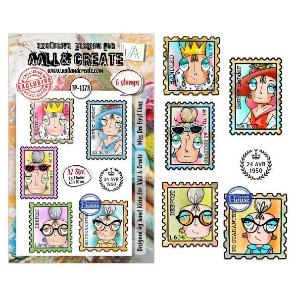 Miss Dee First Class - Clear Stamps