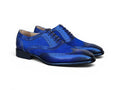 Mixed Media Burnished Wingtip Oxford