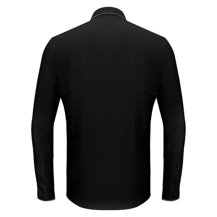 Modern Class Button up shirt BLACK - Dudes Boutique