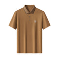 Monogram Trim Performance Polo - El baron KHAKI