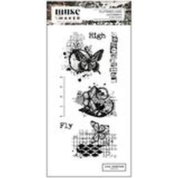 Muse and Maker - Clear Stamps - Fluttered Lines