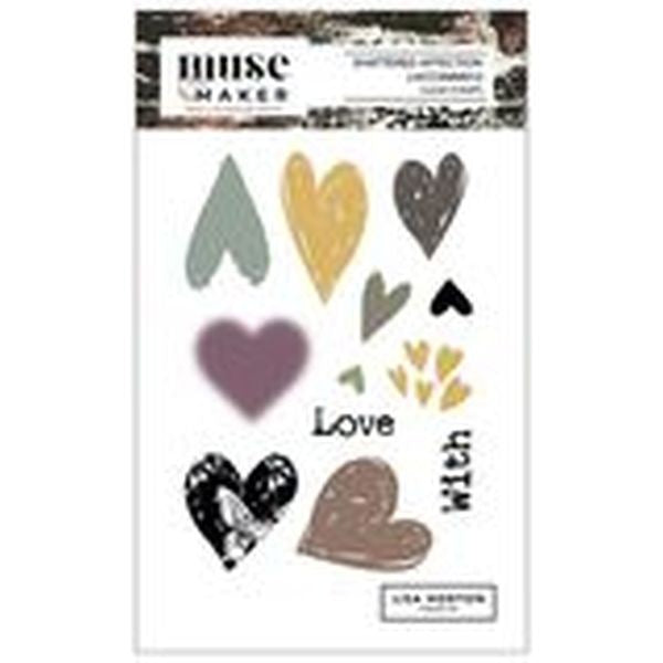 Muse and Maker - Clear Stamps - Shattered Affection