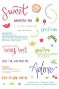 Naturally Sweet Collage - Clear Stamps