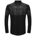 Nightfall Crest Shirt BLACK/GUN SILVER - Dudes Boutique