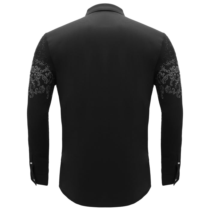 Nightfall Crest Shirt BLACK/GUN SILVER - Dudes Boutique