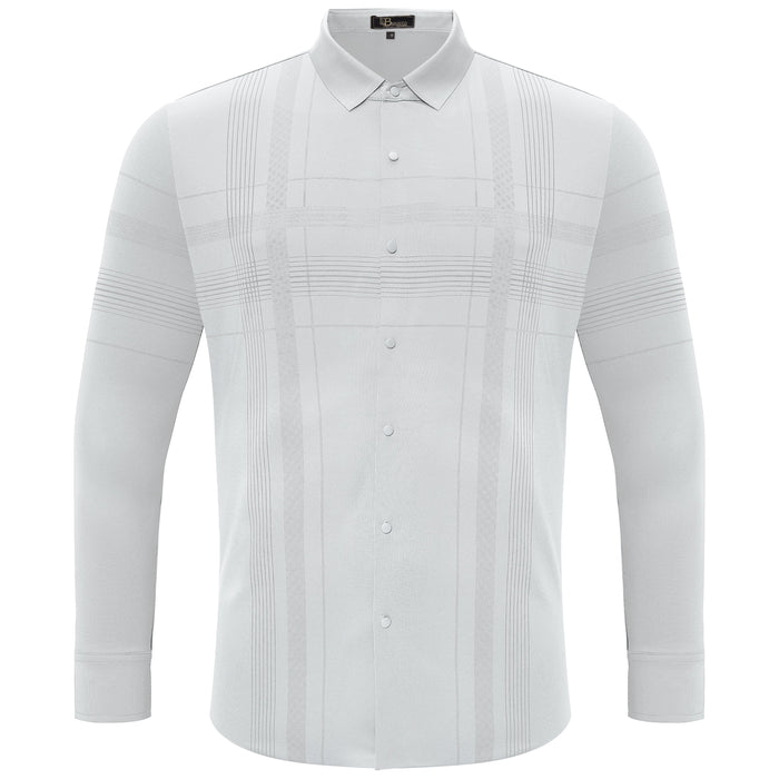 Noble Knight Plaid Button-Up WHITE - Dudes Boutique