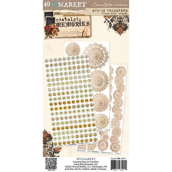 Nostalgic Memories - Essential Rub Ons