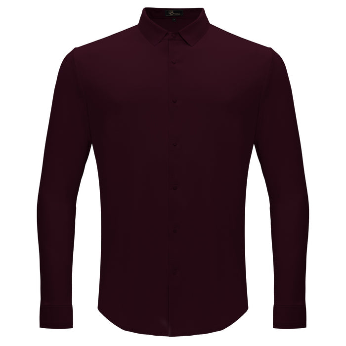 Olympic Victory Button-Up Shirt MULBERRY - Dudes Boutique