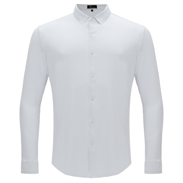 Olympic Victory Button-Up Shirt WHITE - Dudes Boutique