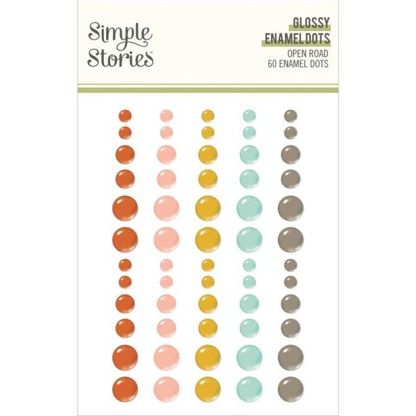 Open Road - Glossy Enamel Dots