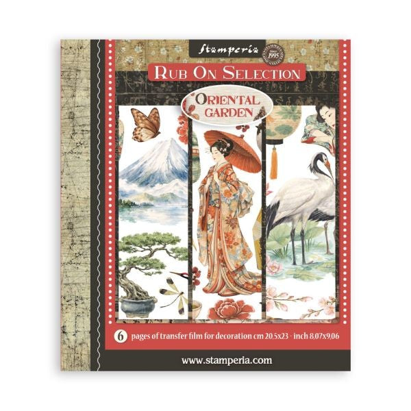 Oriental Garden - Rub -On Selection