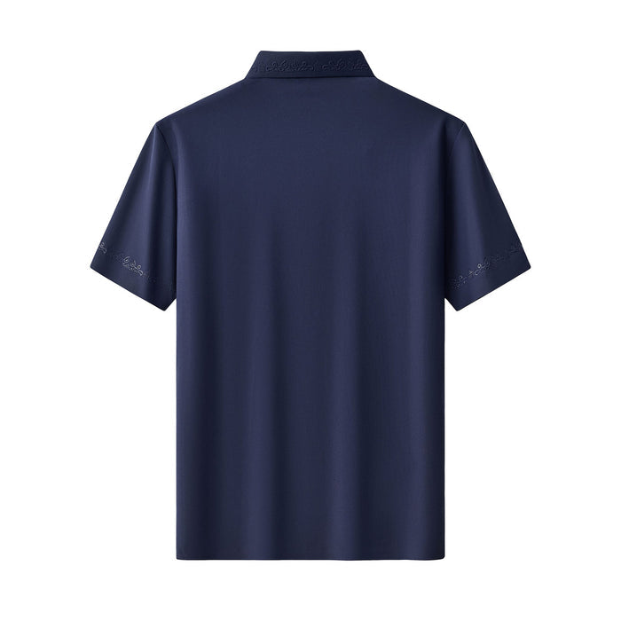 Ornate Trim Polo NAVY