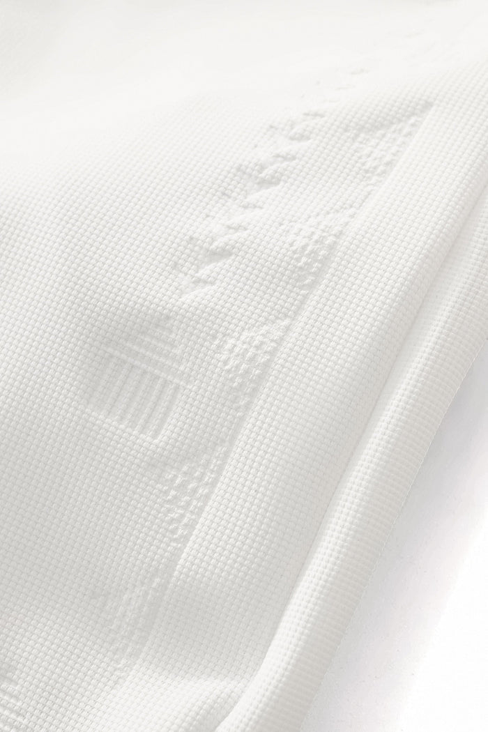 Ornate Trim Polo WHITE