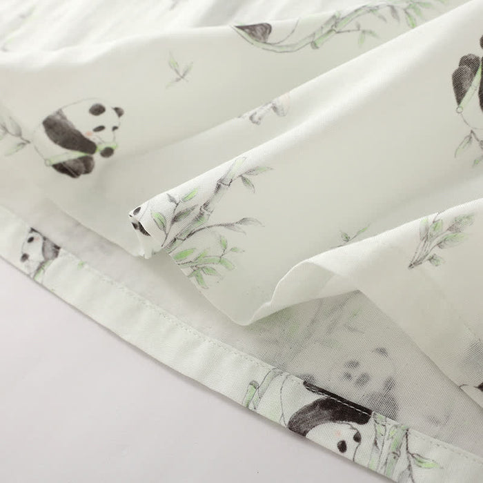 Ownkoti Bamboo Fiber Rural Panda Pajama Set
