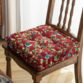 Ownkoti Bird Leaf Jacquard Chair Pad Floor Cushion