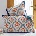 Ownkoti Bluebell Flower Cotton Breathable Pillow Towel (2PCS) - White - 52cm x 75cm - image 0