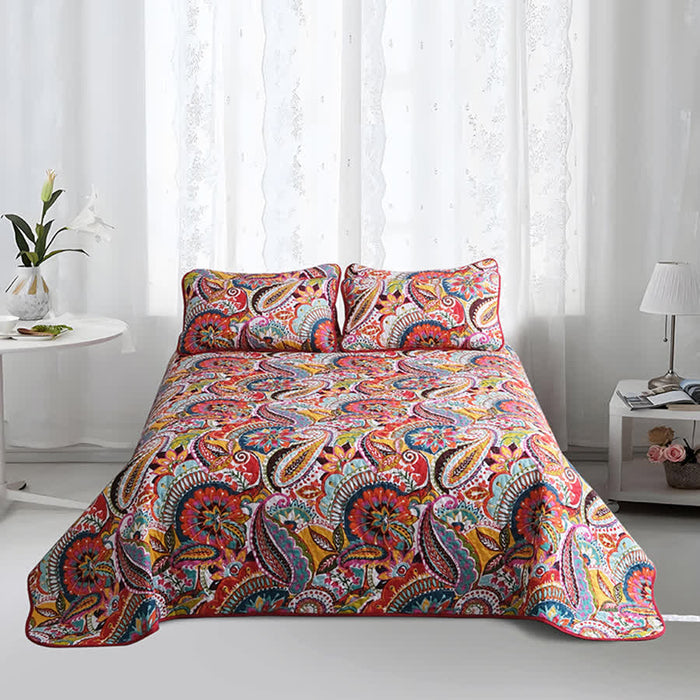 Ownkoti Bohemian Elegant Quilted Bedding Set(3PCS) - image 1