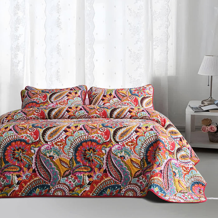 Ownkoti Bohemian Elegant Quilted Bedding Set(3PCS) - image 2