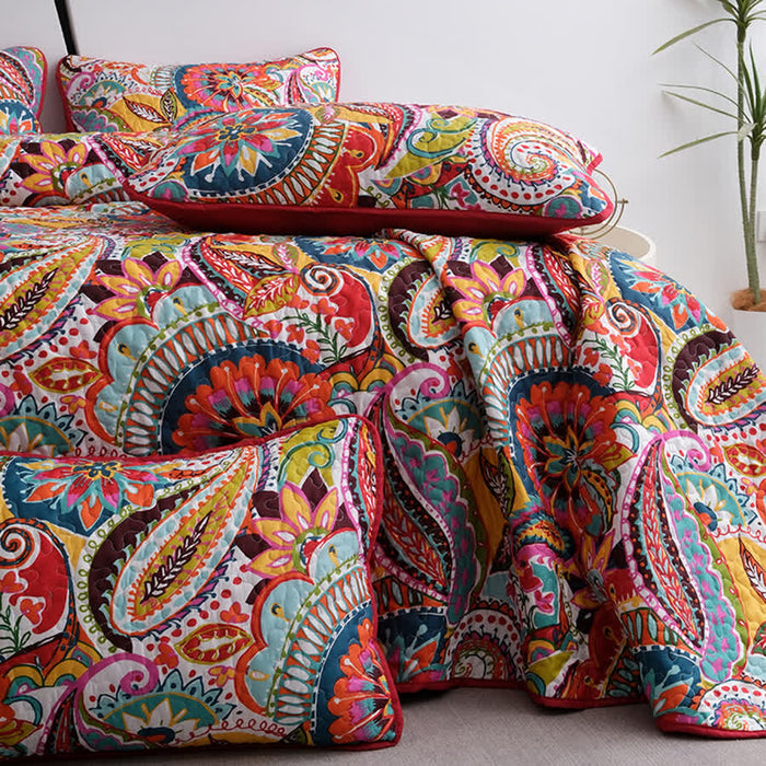 Ownkoti Bohemian Elegant Quilted Bedding Set(3PCS) - image 3