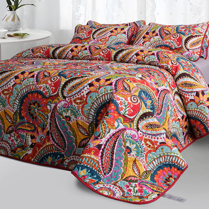 Ownkoti Bohemian Elegant Quilted Bedding Set(3PCS) - image 4