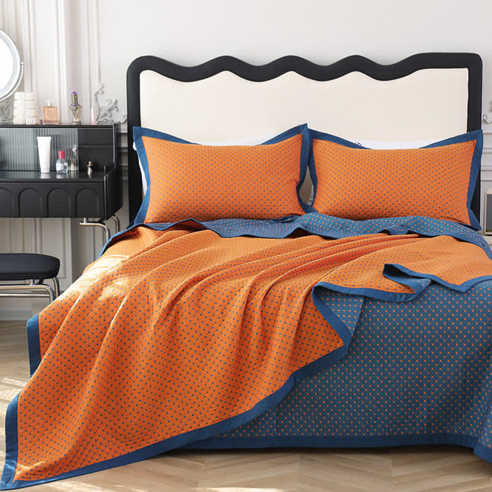 Ownkoti Breathable Soft Cotton Gauze Reverisible Quilt