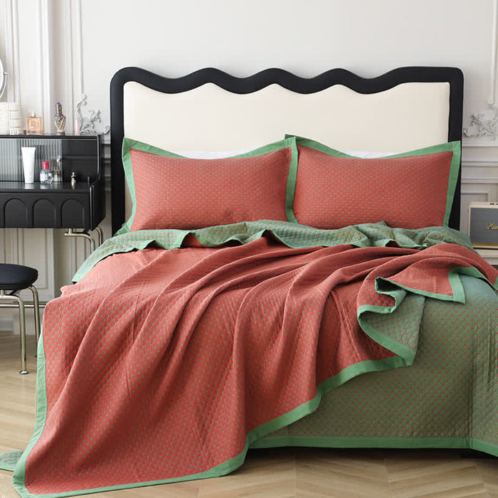 Ownkoti Breathable Soft Cotton Gauze Reverisible Quilt