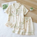 Ownkoti Butterfly Leaf Print Cotton Pajama Set - XL - image 0