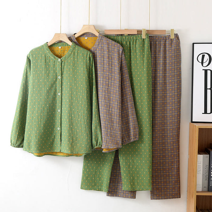 Ownkoti Button-down Cotton Gauze Soft Pajama Set - image 0