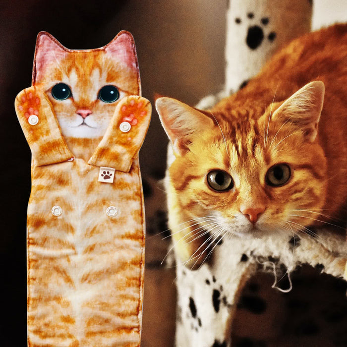 Ownkoti Cat Hangable Kitchen Bathroom Hand Towel - image 4