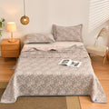 Ownkoti Cherry Blossoms Pattern Cotton Gauze Quilt