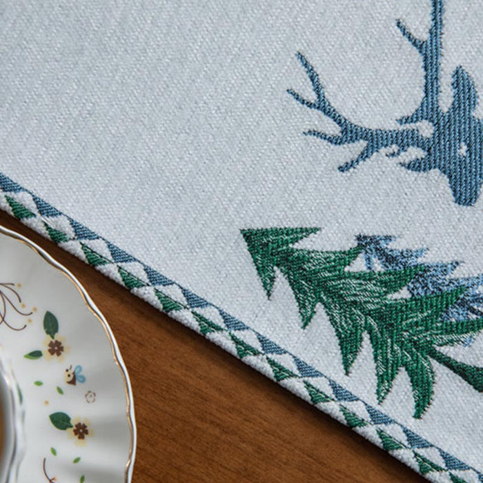 Christmas Tree Table Runner with Tassel