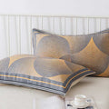 Ownkoti Circle Stripe Breathable Pillow Towel (2PCS