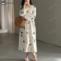 Ownkoti Cotton Floral Chest Padding Nightgown
