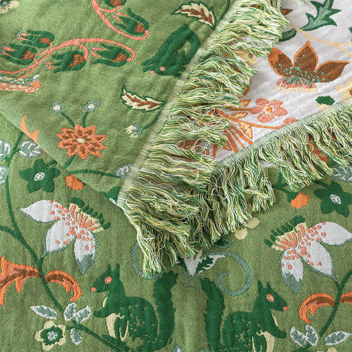 Ownkoti Cotton Gauze Breathable Rural Reversible Quilt