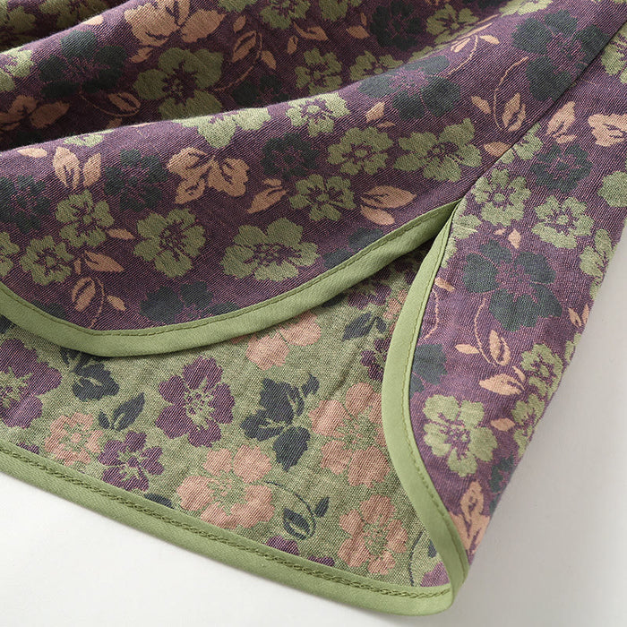 Ownkoti Cotton Gauze Floral Frog Closure Loungewear Set - image 3