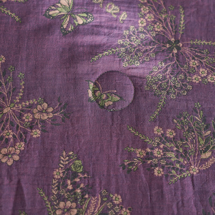 Cotton Gauze Jacquard Elegant Butterfly Bedding - image 6