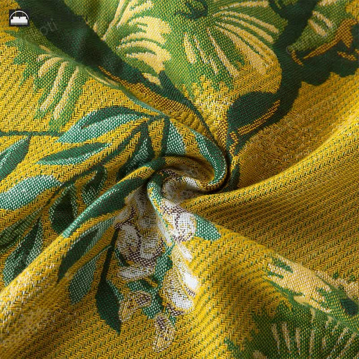 Ownkoti Cotton Gauze Reversible Jungle Print Quilt
