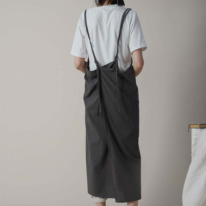 Cotton Waterproof Apron With Pockets