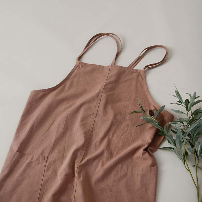 Cotton Waterproof Apron With Pockets