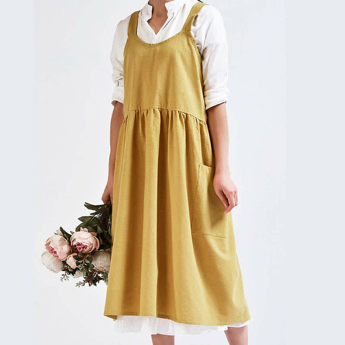 Ownkoti Cross-back Apron Cooking Pockets Apron - image 5