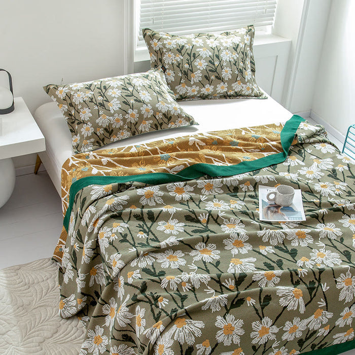 Ownkoti Daisy Print Cotton Soft Reversible Quilt - image 2